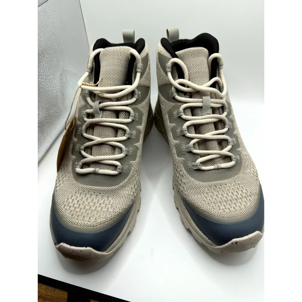 HOLO Footwear‎ Troy Mid HM712350 Men's 12 Gray Knit Lace Up Trail Hiking Shoes